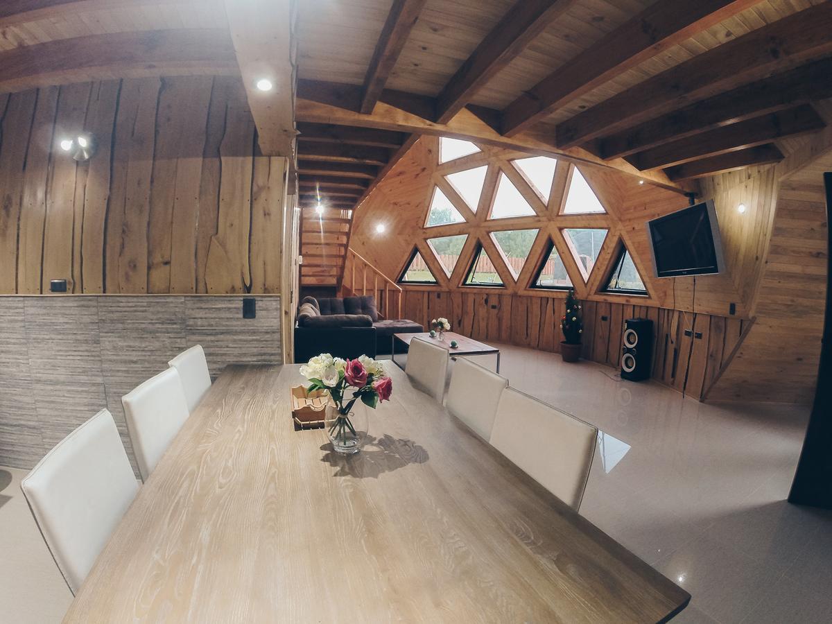 Domos Elohim Villa Pucon Bagian luar foto