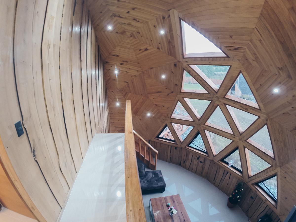 Domos Elohim Villa Pucon Bagian luar foto